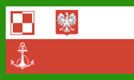 Flaga lotnictwa morskiego Wojsk Obrony Pogranicza WOP Polski Polska Rzeczpospolita Ludowa