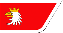 Flagge, Fahne, Wojewodschaft, Ermland-Masuren, Warminsko-Mazurskie