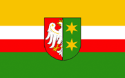 Flagge, Fahne, Wojewodschaft, Lebus, Lubuskie