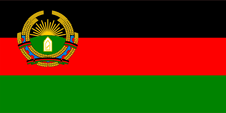 Flagge Fahne flag National flag Afghanistan Najibullah