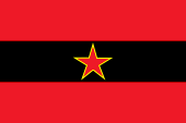 Flagge Fahne flag Nationalflagge Handelsflagge merchant flag Albanien Albania