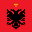 Flagge Fahne flag Präsident president Albanien Albania
