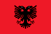 Flagge Fahne flag Nationalflagge Marineflagge Kriegsflagge national flag naval flag war flag Albanien Albania