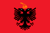 Flagge Fahne flag Präsident president Albanien Albania