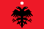 Flagge Fahne flag Nationalflagge Handelsflagge Albanien Albania