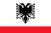 Flagge Fahne flag Marineflagge naval flag Albanien Albania