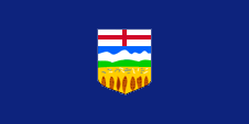 Flagge Fahne flag Kanada Provinz Canada Province Alberta