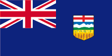 Flagge Fahne flag Kanada Provinz Canada Province Alberta