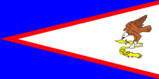 Flagge Fahne flag National flag Merchant flag Amerikanisch-Samoa American Samoa