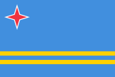 Flagge Fahne flag Nationalflagge Handelsflagge Aruba