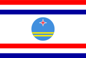 Flagge Fahne flag Aruba Gouverneur Governor