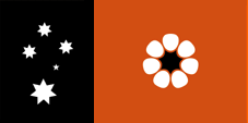 Flagge Fahne flag Nordterritorium Nothern Territory Australien Australia