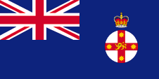 Flagge Fahne flag royal Gouverneur Governor Neusüdwales New South Wales