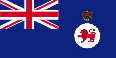 Flagge Fahne flag royal Gouverneur Governor Tasmanien Tasmania