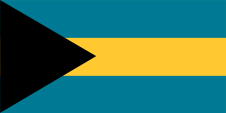 Flagge Fahne flag Nationalflagge national flag Bahamas Bahama Inseln Bahama Islands