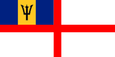Flagge Fahne flag Naval flag naval flag ensign Barbados