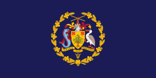 Flagge Fahne flag Präsident President Barbados