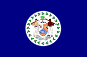 Flagge Fahne flag Belize Britisch-Honduras British Honduras