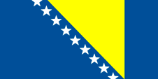 Flagge Fahne flag Nationalflagge Bosnien und Herzegowina Bosna i Hercegovina Bosnia and Herzegovina Bosnien Bosnia Hercegovina Herzegowina Bosnien-Herzegowina Bosna-Hercegovina Bosnia-Herzegovina
