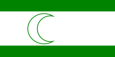 Flagge, Fahne, Bosniaken, Moslems, Bosnien-Herzegowina