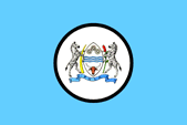 Flagge Fahne flag Präsident president Botsuana Botswana