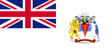 Nationalflagge Flagge Fahne flag BAT B.A.T. British Antarctic Territory Britisches Antarktis-Territorium