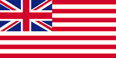 Flagge der Britischen Ostindienkompanie (East India Company)