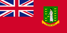 Flagge Fahne flag Britische Jungferninseln British Virgin Islands Handelsflagge merchant flag ensign