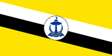 Flagge Fahne flag Official flag offshore official flag Brunei