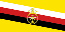 Flagge Fahne flag Streitkräfte Kiegsflagge armed forces war flag Brunei