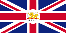Flagge Fahne flag Britische Südafrika Gesellschaft British South Africa Company Handel Gesellschaft Kolonie Trade Company colony Kompagnie Compagnie