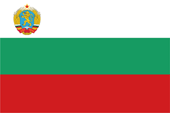 Flagge Fahne flag Volksrepublik People's Republic Bulgarien Bulgaria Nationalflagge national flag