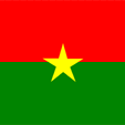 Flagge Fahne flag Präsident President Burkina Faso Obervolta Upper Volta