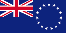 Flagge Fahne flag Nationalflagge national flag Cookinseln Cook-Inseln Cook Islands