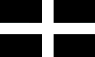 Flagge Fahne flag Cornwall Dumnonia St. Piran
