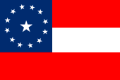 Flagge Fahne flag Konföderierte Staaten von Amerika Confederate States of America CSA Südstaaten Nationalflagge national flag