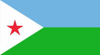 Nationalflagge Flagge Fahne flag Djibouti Dschibuti