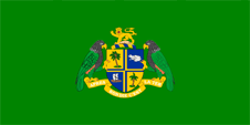 National flag Flagge Fahne flag Dominica Dominika Präsident President
