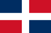 Fahne Flagge flag Nationalflagge Handelsflagge Dominikanische Republik Dominican Republic