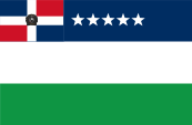 Fahne Flagge flag Polizei Police Dominikanische Republik Dominican Republic