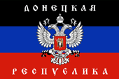Flagge flag Republik Republic Donezk Donetsk