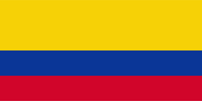 Flagge, Fahne, Ekuador, Kolumbien