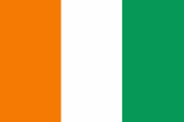 Flagge, Fahne, Elfenbeinküste
