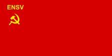 Flagge Fahne flag Estnische Sozialistische Sowjetrepublik Estonian Socialist Soviet Republic