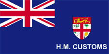 Flagge Fahne flag Zollflagge Zoll Customs Fidschi Fiji