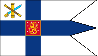 Flagge Fahne flag Finnland Finland Suomen Tasavalta Suomi Befehlshaber Verteidigungskräfte Commander of the Defence Forces