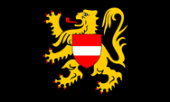 Flagge Fahne flag vlag drapeau provincie province Provinz Belgien Belgique België Flämisch-Brabant Flemish Brabant Vlaams-Brabant Brabant flamand