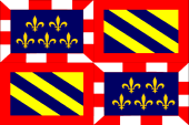 Flagge Fahne flag drapeau Burgund Burgundy Bourgogne