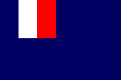 Flagge Fahne flag Frankreich France EhrenNaval jack honour jack