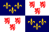 Flagge Fahne flag Drapeau Picardie Picardy
